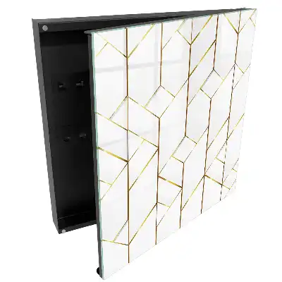 Dulapior pentru chei cu design geometric elegant