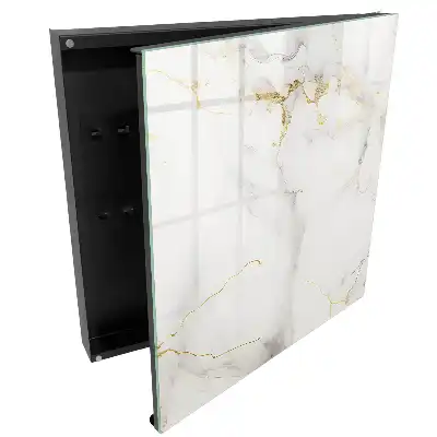 Suport pentru chei de perete din marmură cu design minimalist