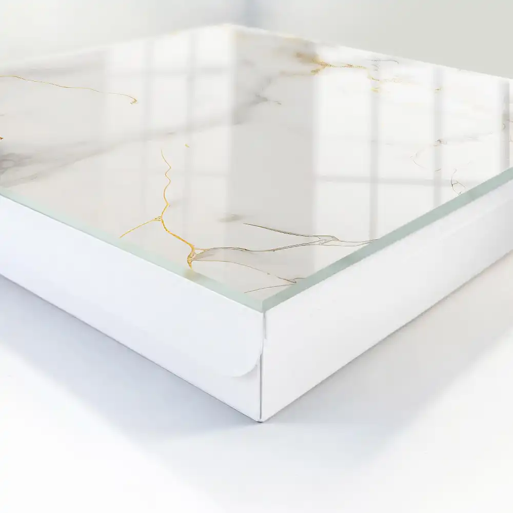 Suport pentru chei de perete din marmură cu design minimalist