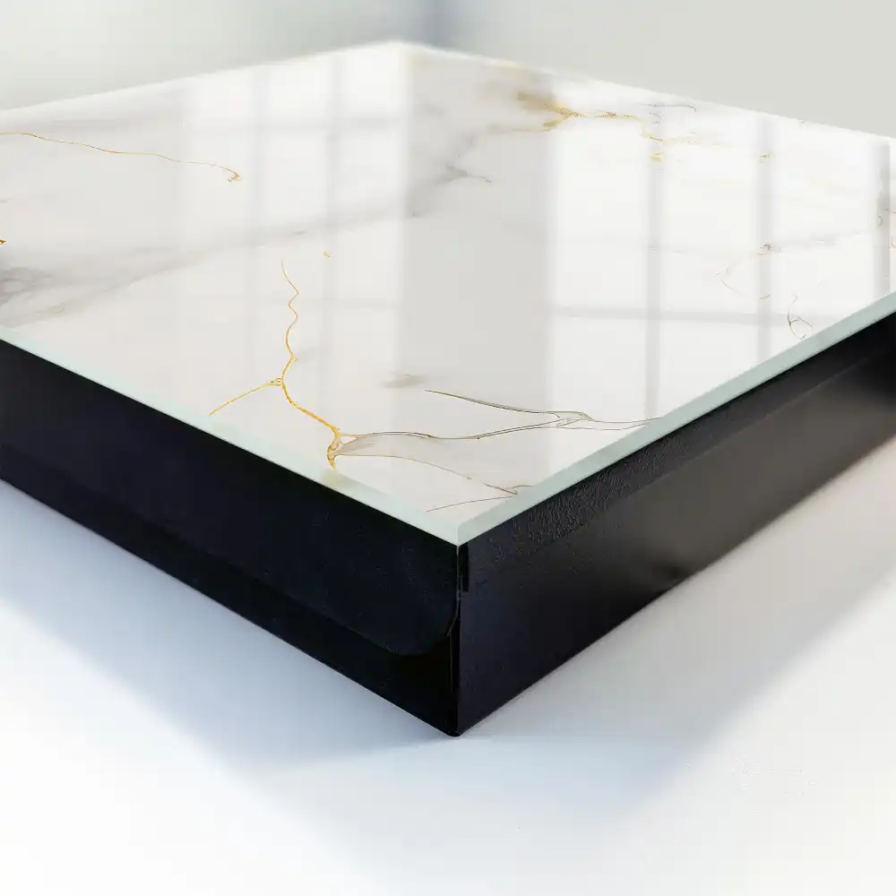 Suport pentru chei de perete din marmură cu design minimalist