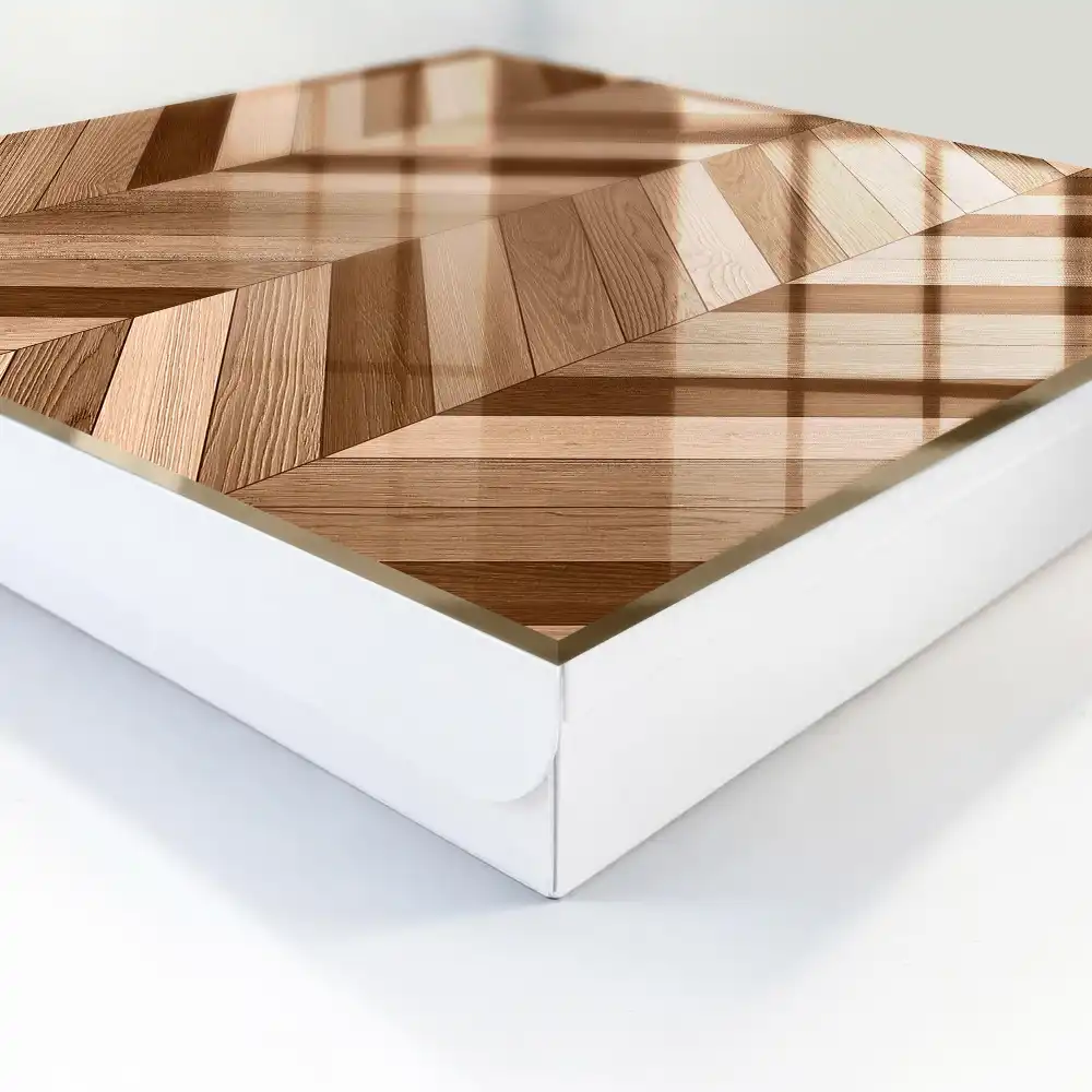 Dulap pentru chei cu design din lemn cu model în spic de hering