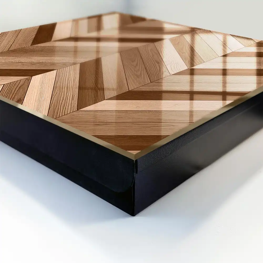 Dulap pentru chei cu design din lemn cu model în spic de hering