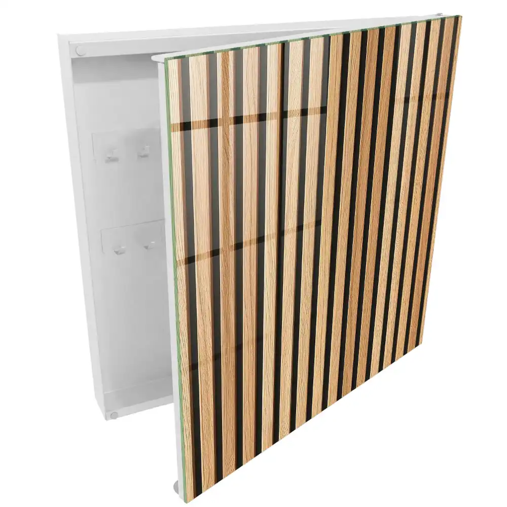 Dulapior pentru chei cu design elegant în dungi verticale