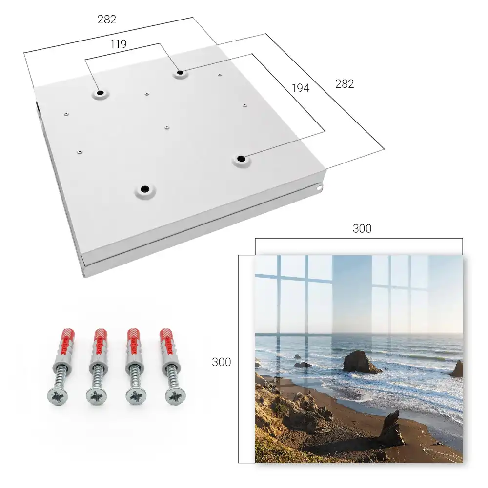 Dulapior pentru chei O coastă calmă cu ocean albastru