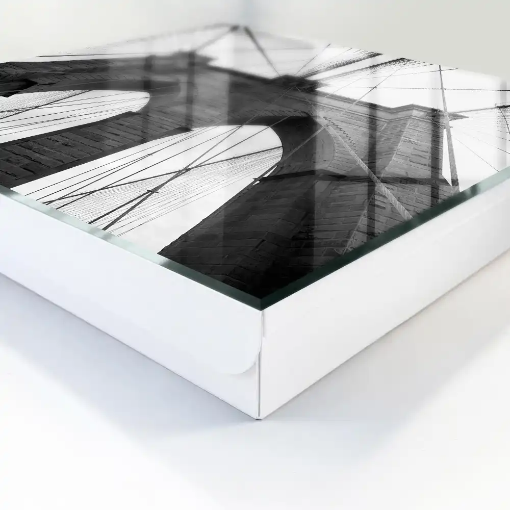 Casetă pentru chei cu design arhitectural minimalist și simetric