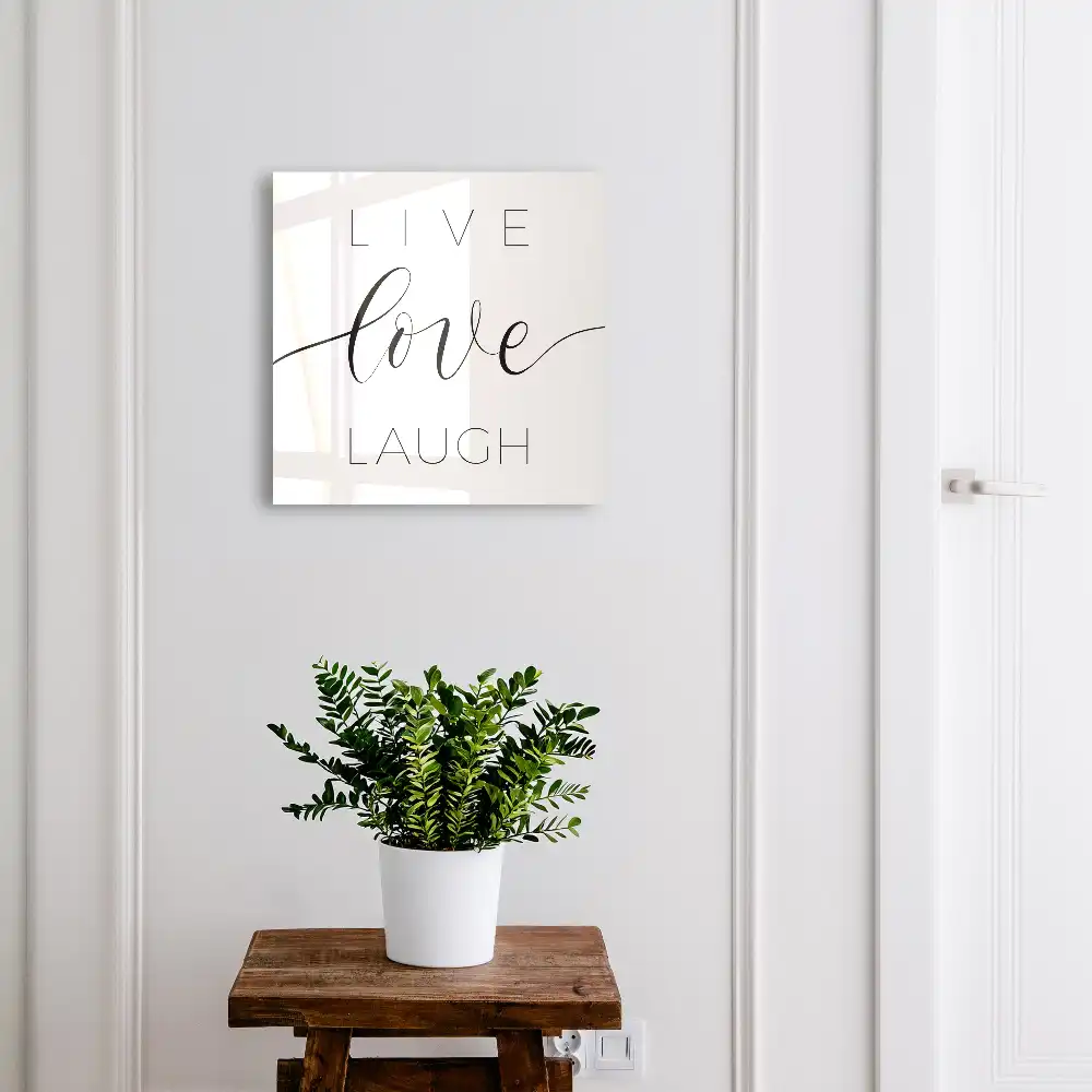 Suport de perete pentru chei cu mesaje motivaționale în stil minimalist