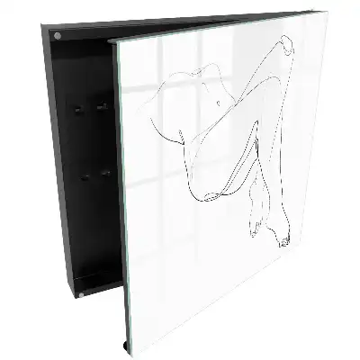 Dulapior pentru chei cu design minimalist