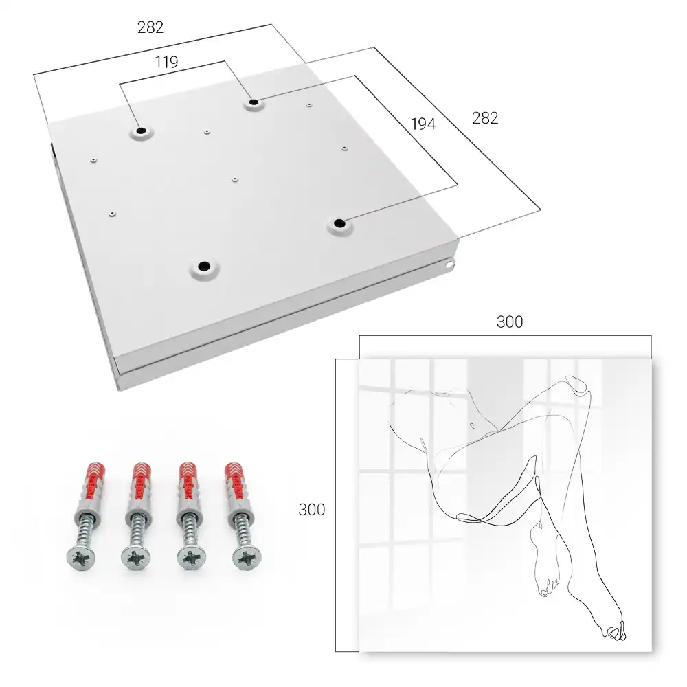 Dulapior pentru chei cu design minimalist
