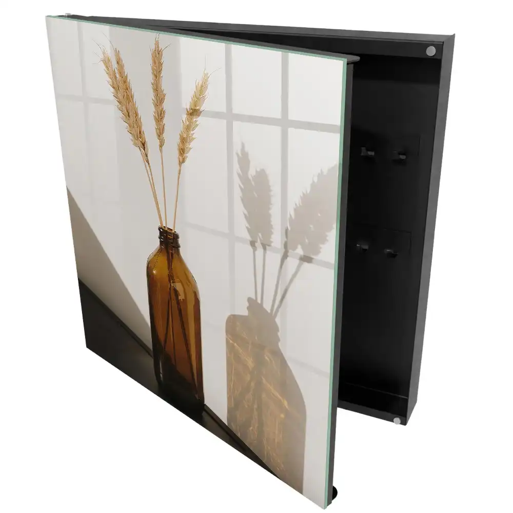 Dulapior pentru chei din sticlă cu design minimalist
