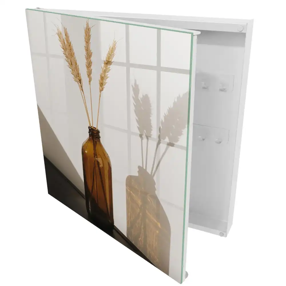 Dulapior pentru chei din sticlă cu design minimalist