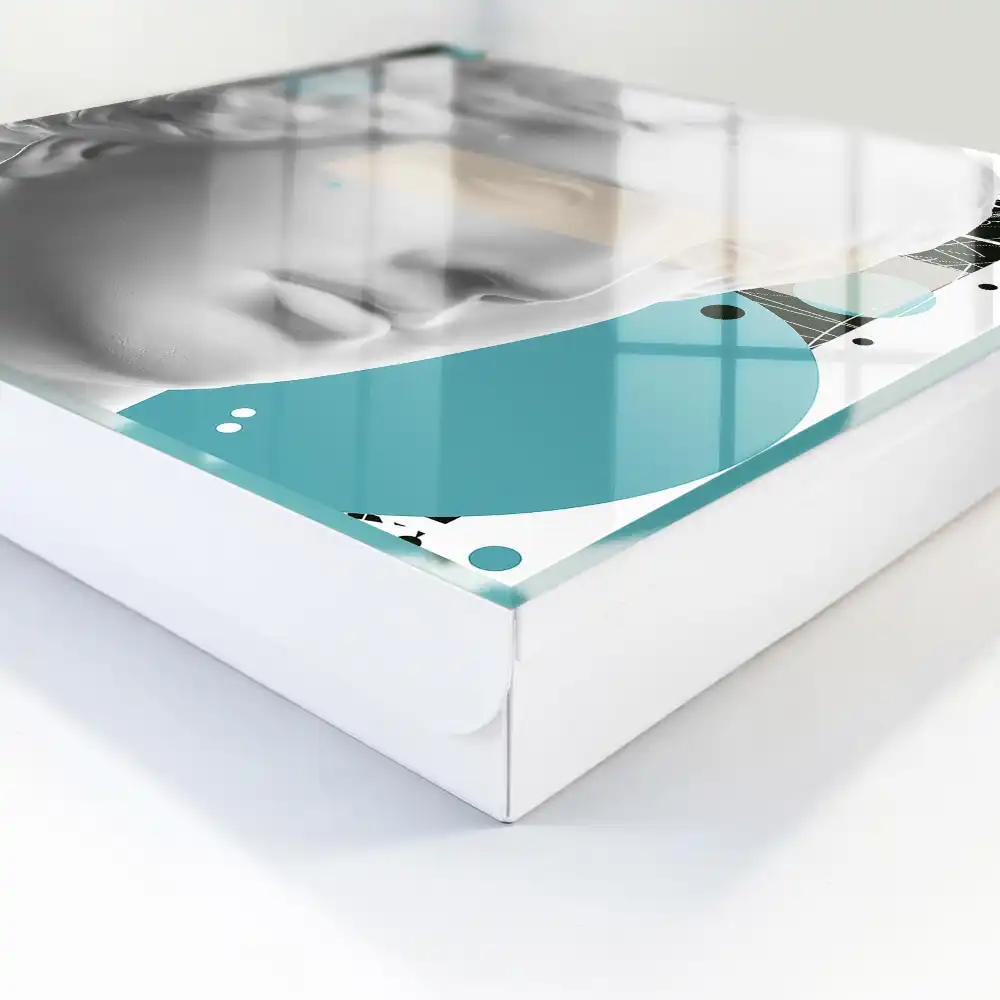 Suport de perete pentru chei cu design geometric elegant