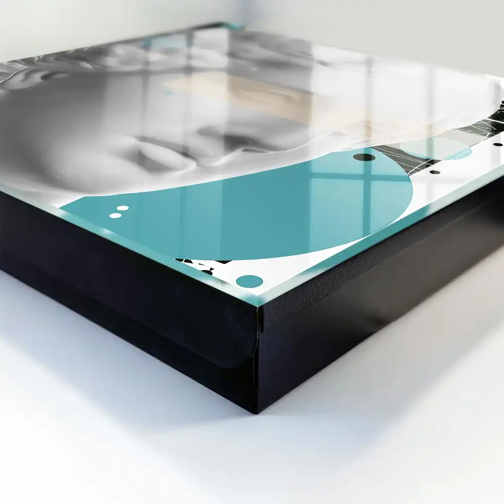Suport de perete pentru chei cu design geometric elegant