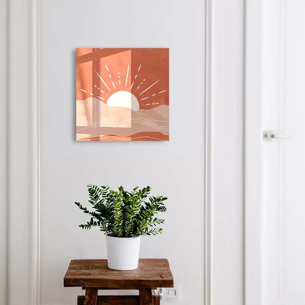 Suport pentru chei de perete Energie și Armonie cu design minimalist