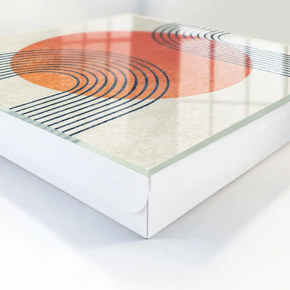 Dulapior pentru chei cu motiv geometric și design unic