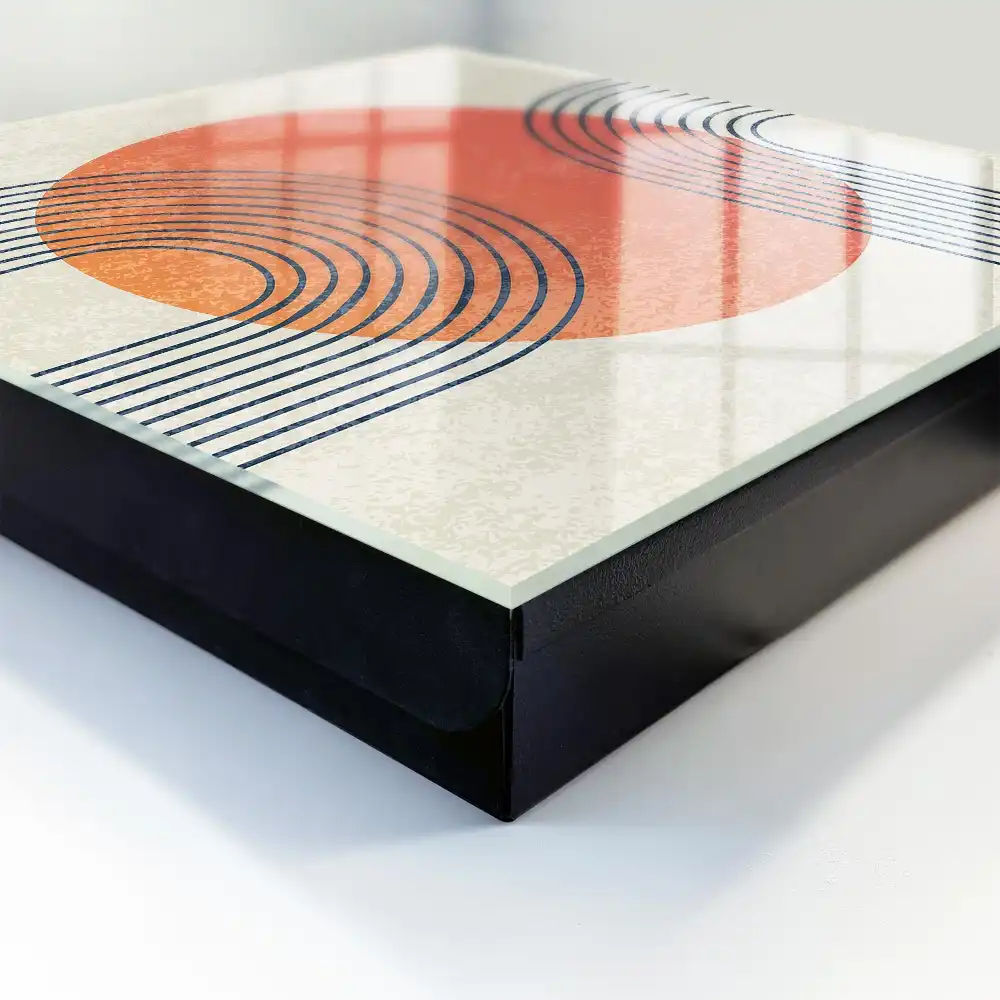 Dulapior pentru chei cu motiv geometric și design unic