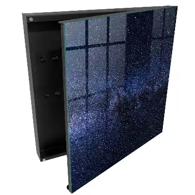 Dulapior pentru chei cu design spațiu și stele