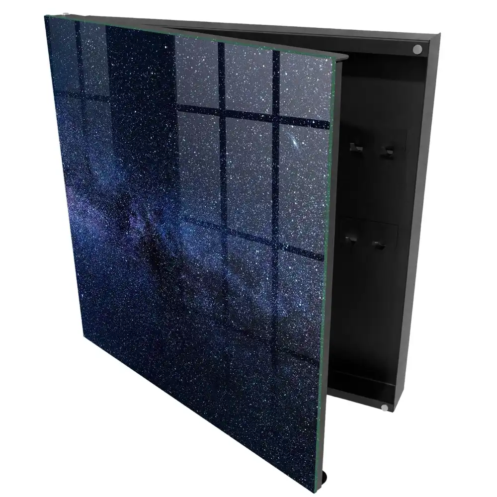 Dulapior pentru chei cu design spațiu și stele