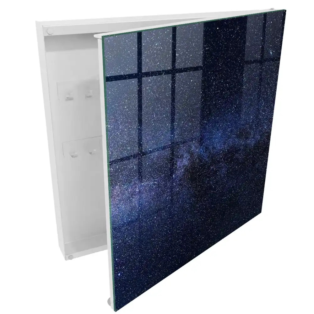 Dulapior pentru chei cu design spațiu și stele