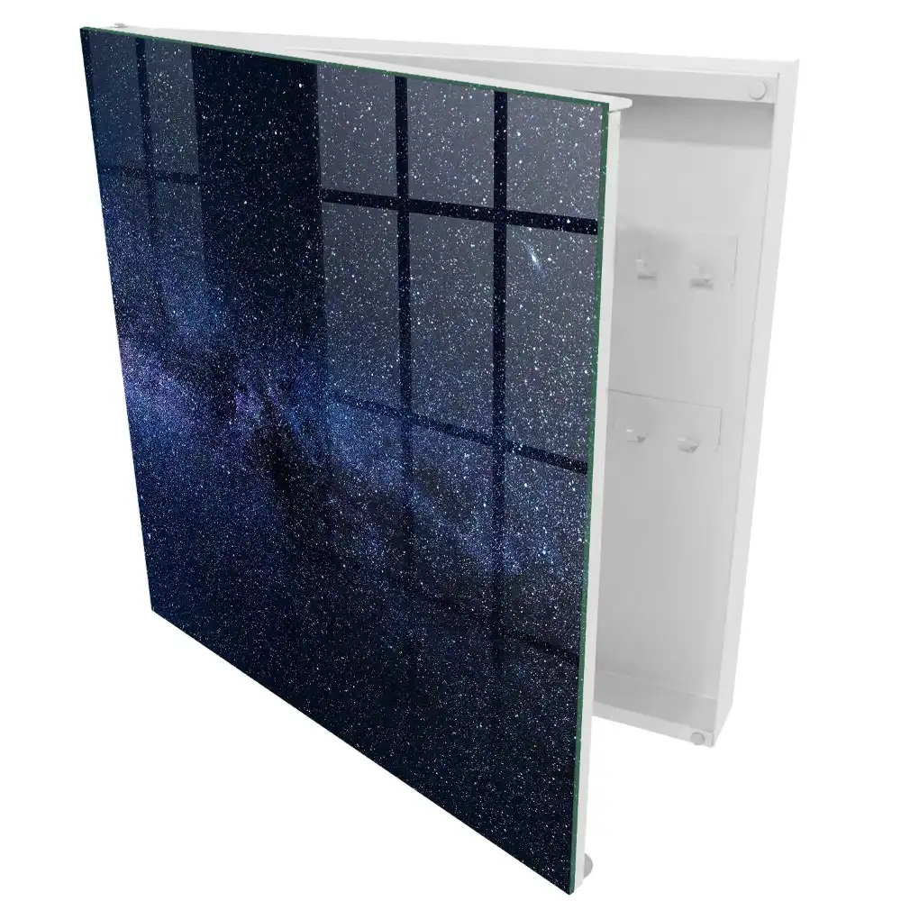 Dulapior pentru chei cu design spațiu și stele