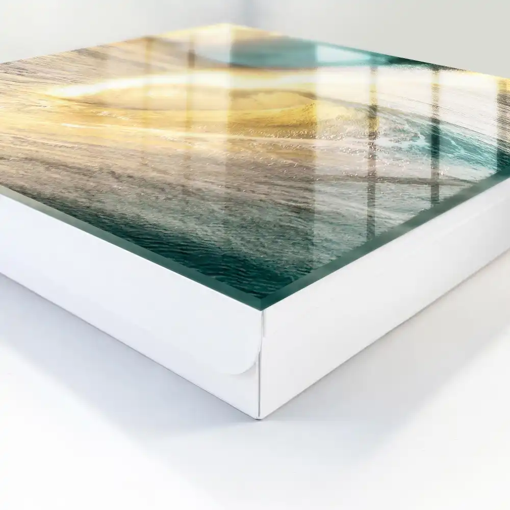 Dulapior pentru chei cu design valuri oceanice la soare