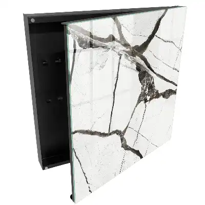 Casetă pentru chei cu design eficient în nuanțe de gri
