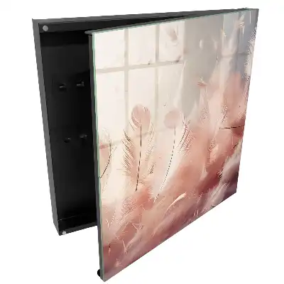 Dulapior pentru chei cu design elegant în nuanțe pastelate