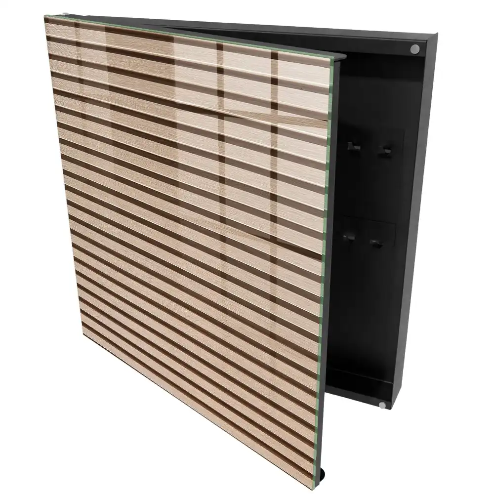 Dulapior pentru chei cu design simplu în tonuri calde