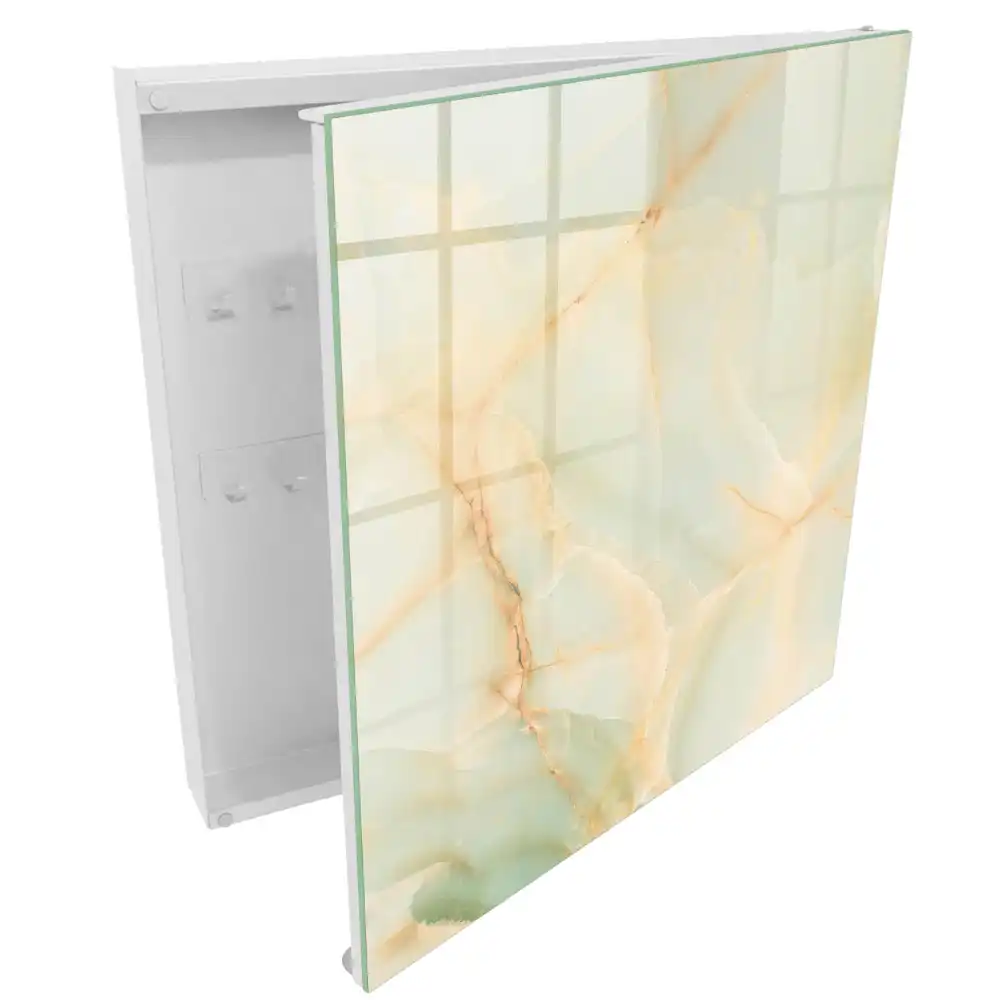 Dulapior pentru chei cu design pastelat și linii delicate