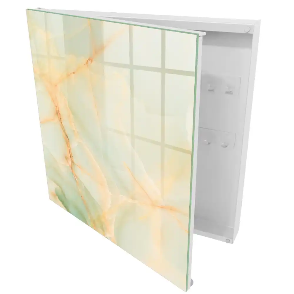 Dulapior pentru chei cu design pastelat și linii delicate