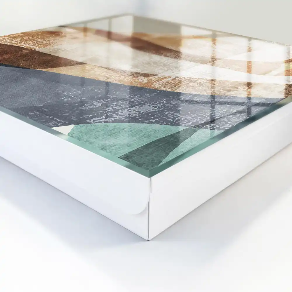 Dulapior pentru chei cu design abstract și tonuri subtile