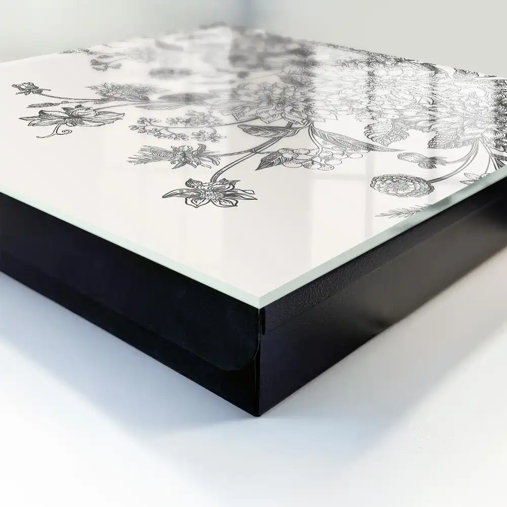 Dulapior pentru chei cu model floral elegant