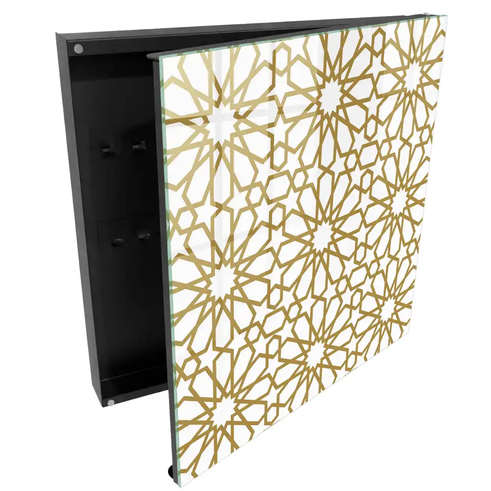 Cui pentru chei de perete cu design geometric clasic