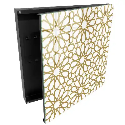 Cui pentru chei de perete cu design geometric clasic