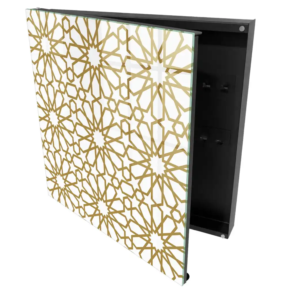Cui pentru chei de perete cu design geometric clasic