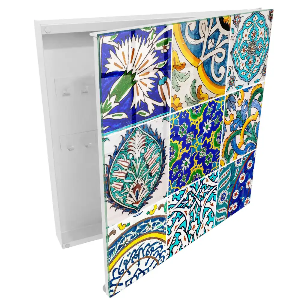Dulăpior pentru chei cu model mozaic decorativ