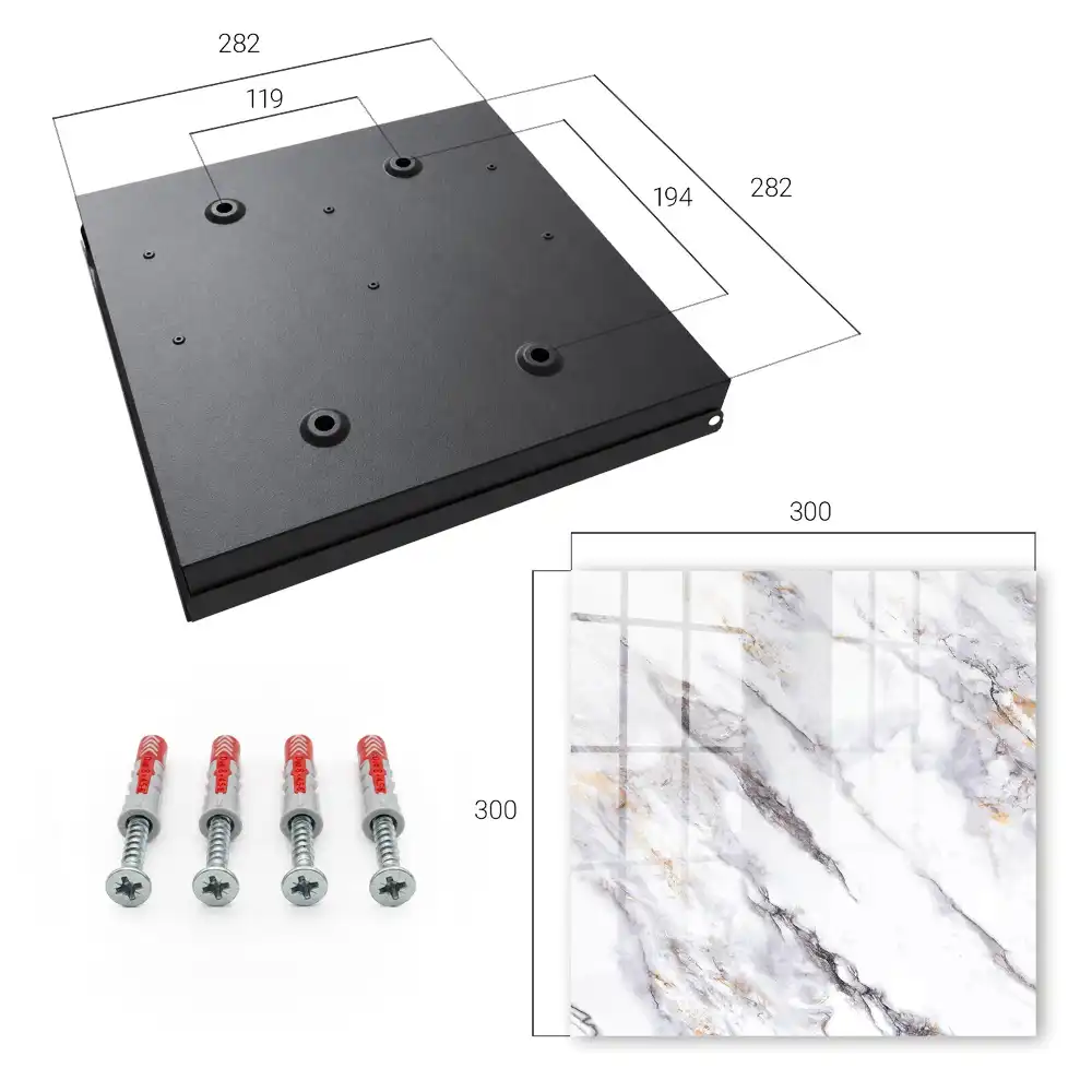 Dulapior pentru chei cu design elegant și aspect luxos