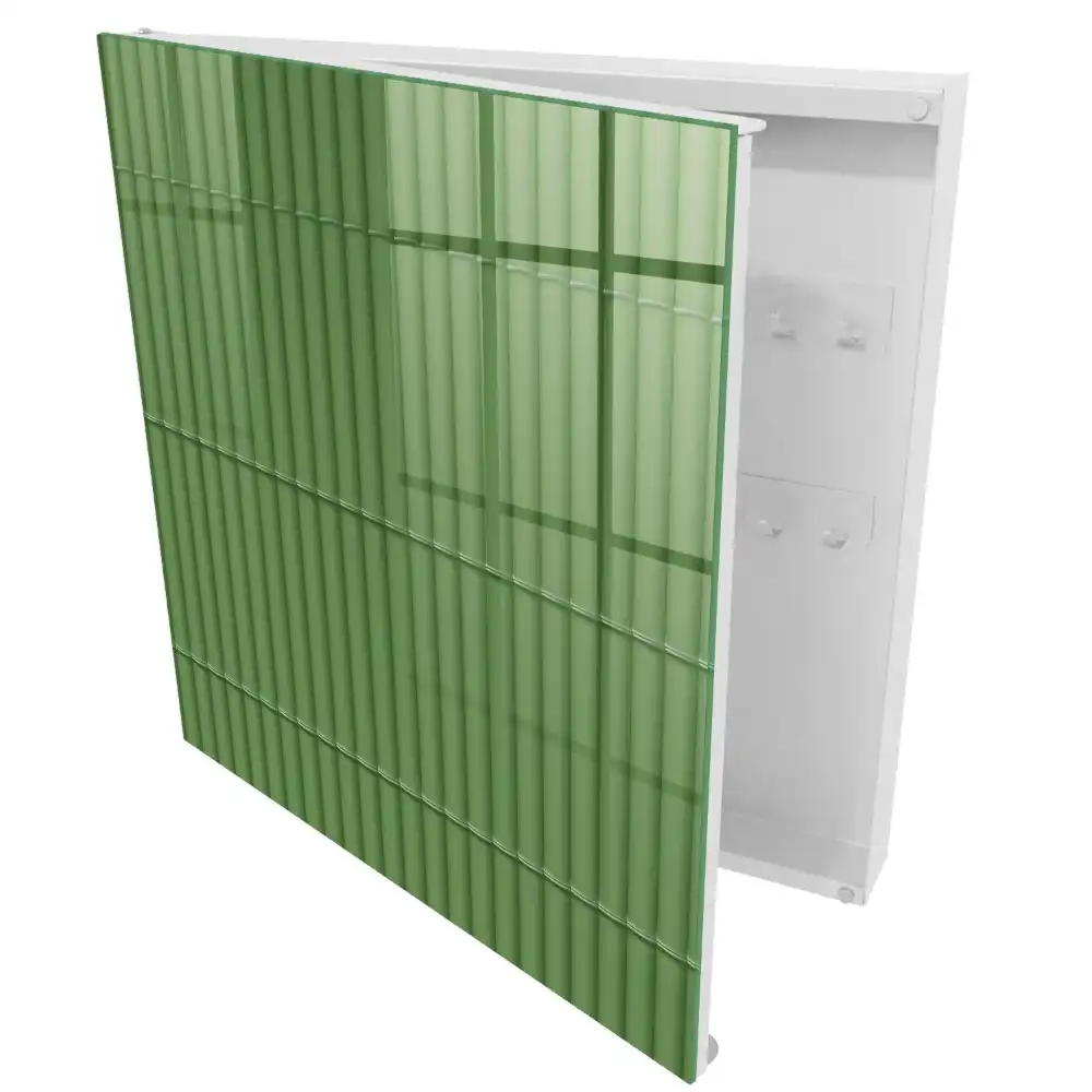 Dulapior pentru chei cu design din bambus verde