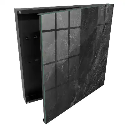 Dulapior pentru chei cu design elegant negru