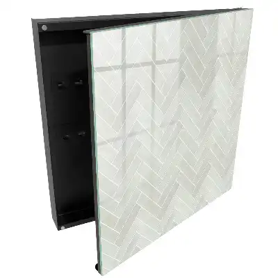 Cui pentru chei de perete cu design geometric în formă de hering și nuanțe discrete