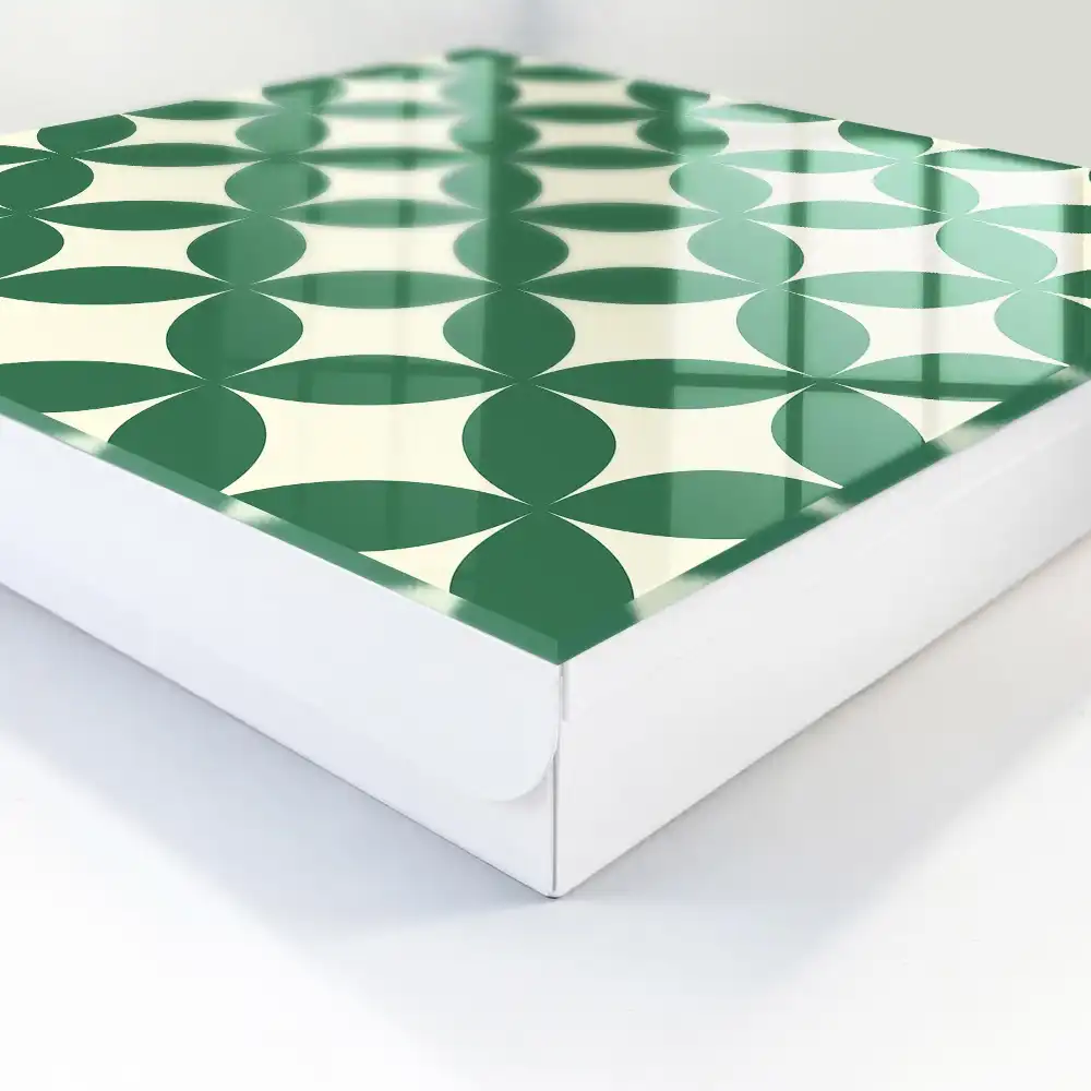 Dulăpior pentru chei cu model geometric de cercuri intersectate