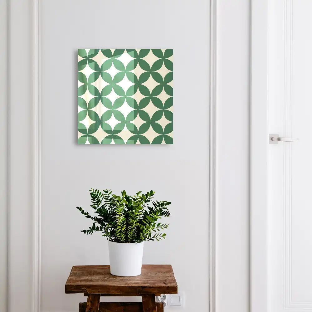 Dulăpior pentru chei cu model geometric de cercuri intersectate