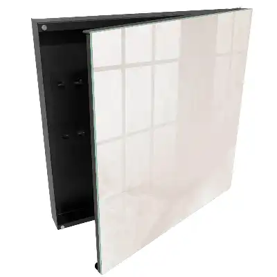 Casetă pentru chei cu structură bej și design elegant