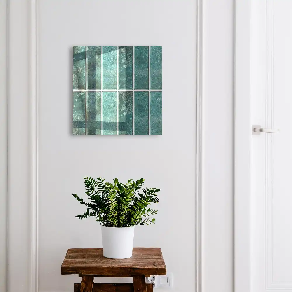 Dulapior pentru chei cu plăci turcoaz decorative