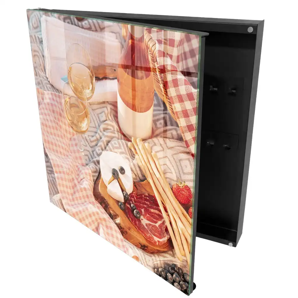 Suport de chei pentru perete Un picnic delicios la apus