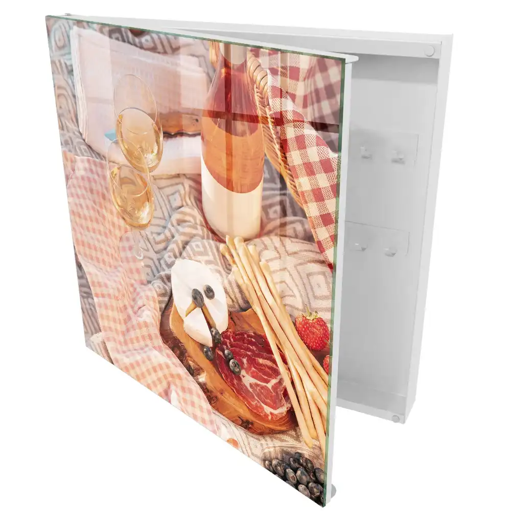 Suport de chei pentru perete Un picnic delicios la apus
