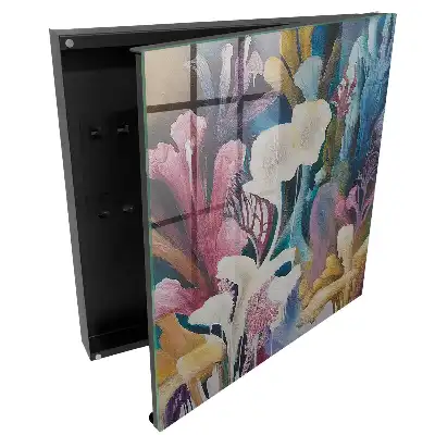 Dulap pentru chei cu design abstract inspirat din natură