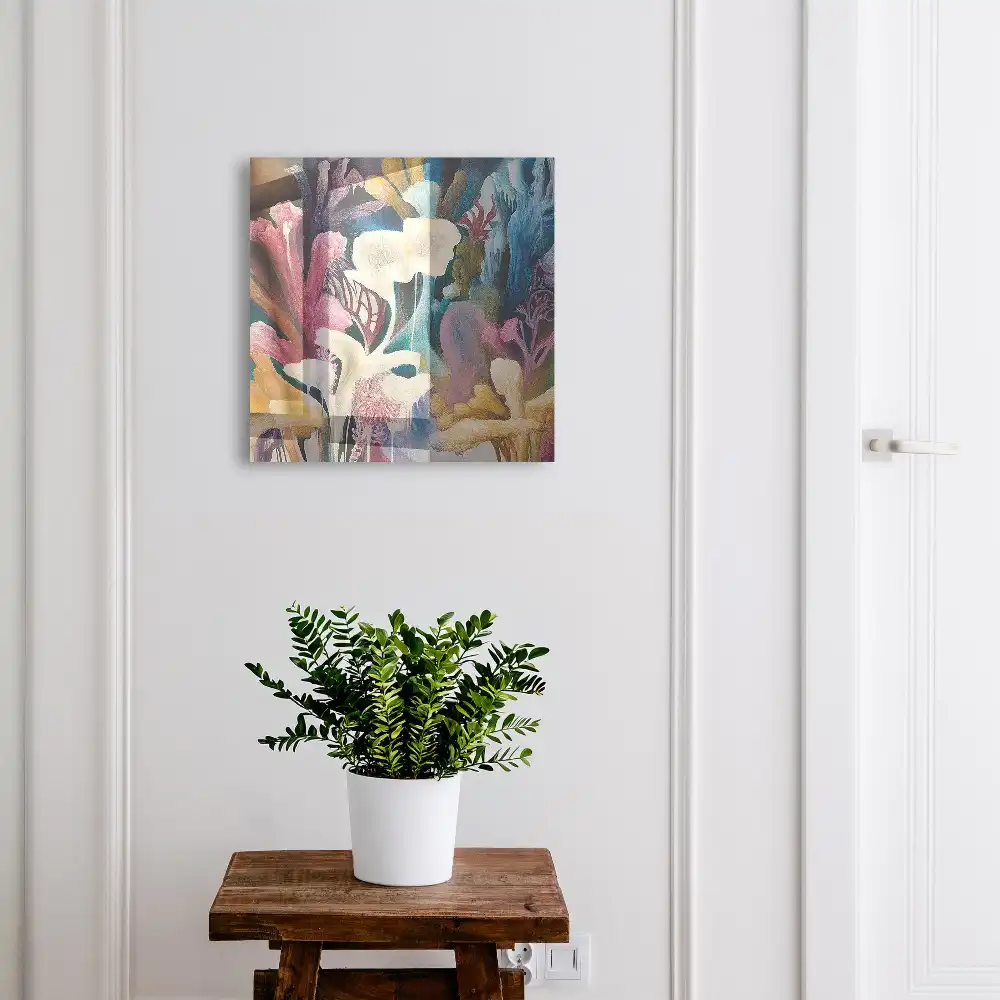 Dulap pentru chei cu design abstract inspirat din natură