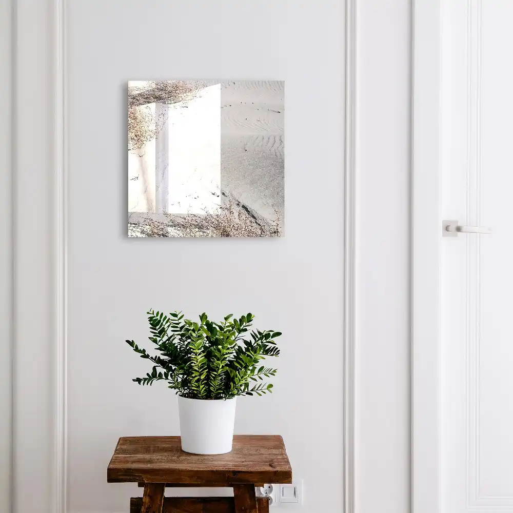 Dulapior pentru chei cu model decorativ de nisip și plante delicate