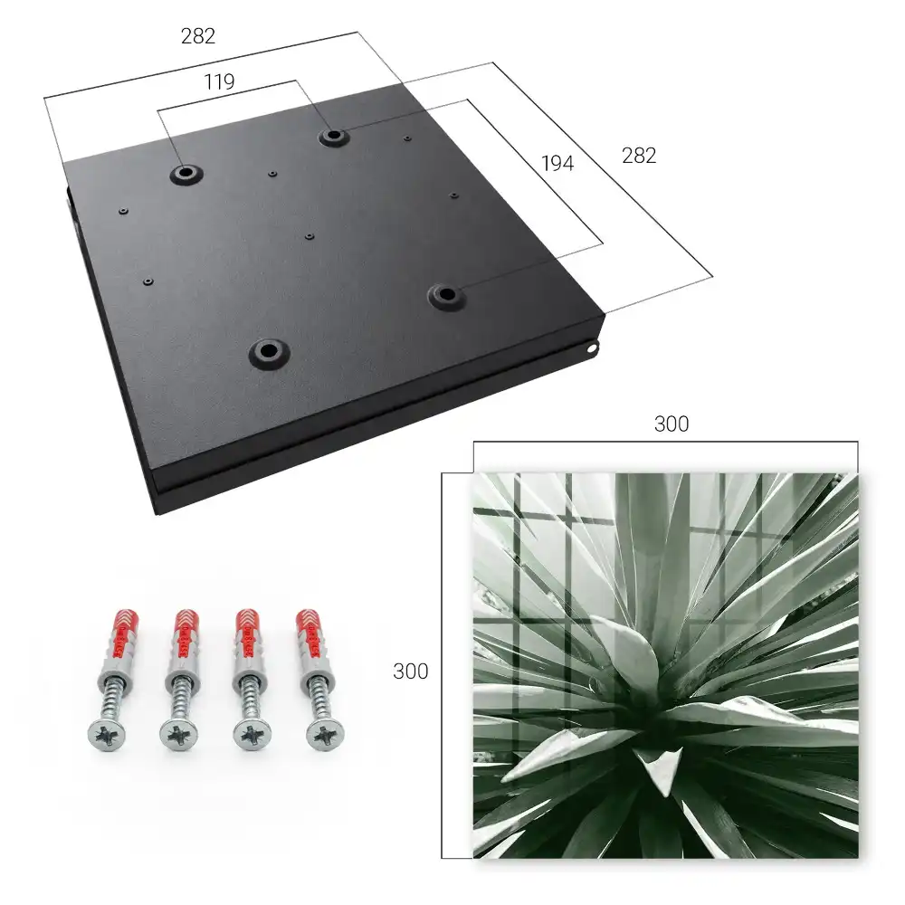 Dulapior pentru chei cu model geometric Agave