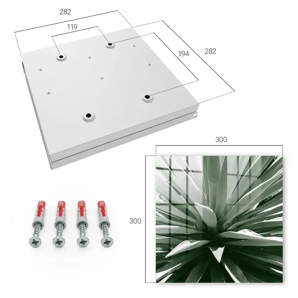 Dulapior pentru chei cu model geometric Agave